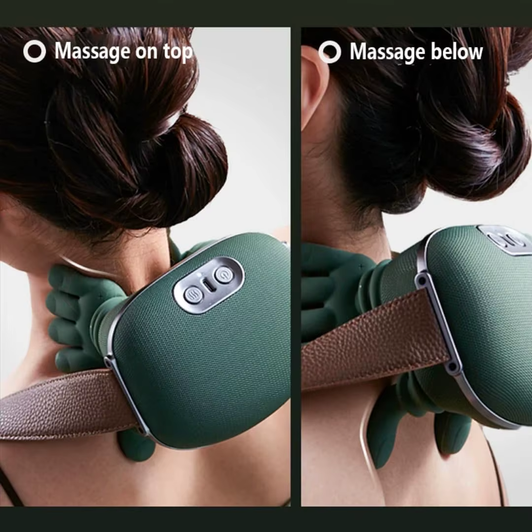 Shoulder and Neck Massager,N7 Bionic Cervical Spine Massager,Trapezius Cervical Neck Back Muscle Relax Massager Tools